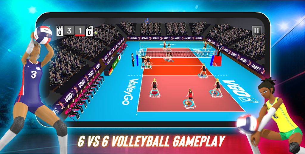 Volleyball: VolleyGo Screenshot2
