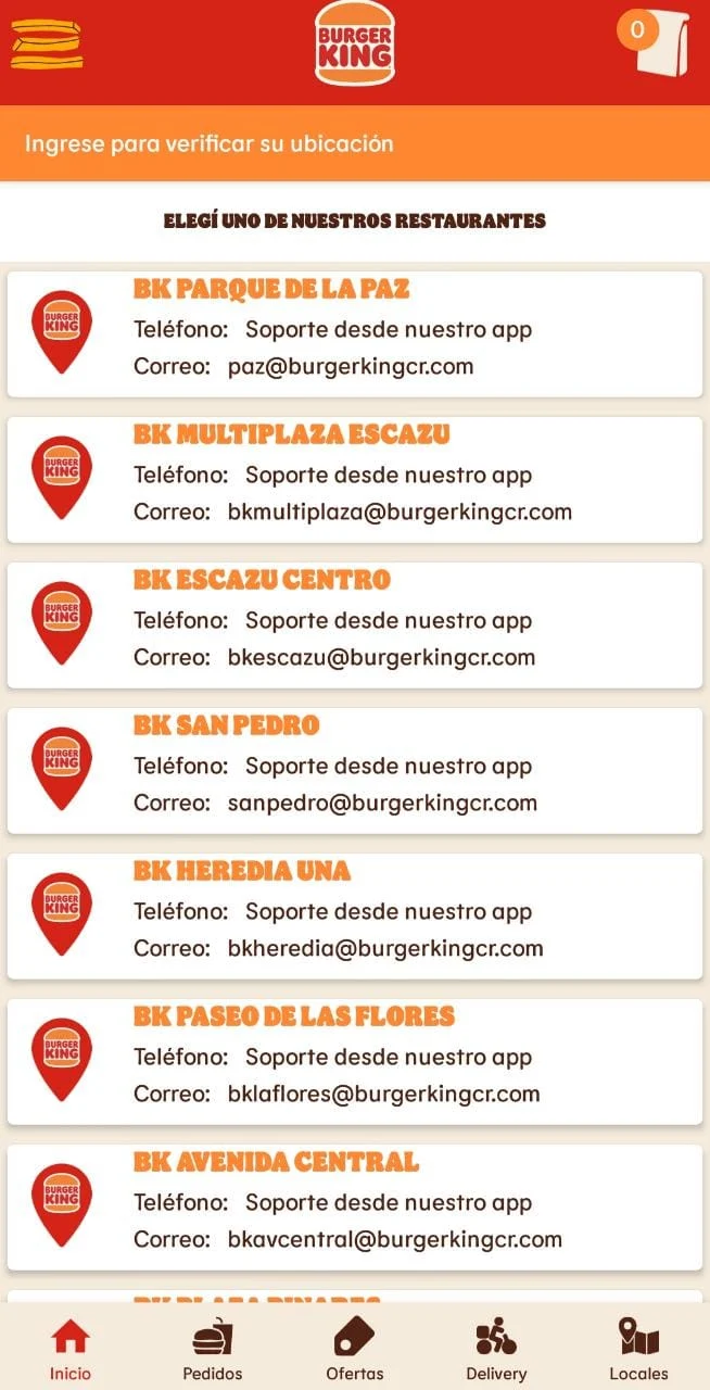 Burger King Costa Rica Screenshot3