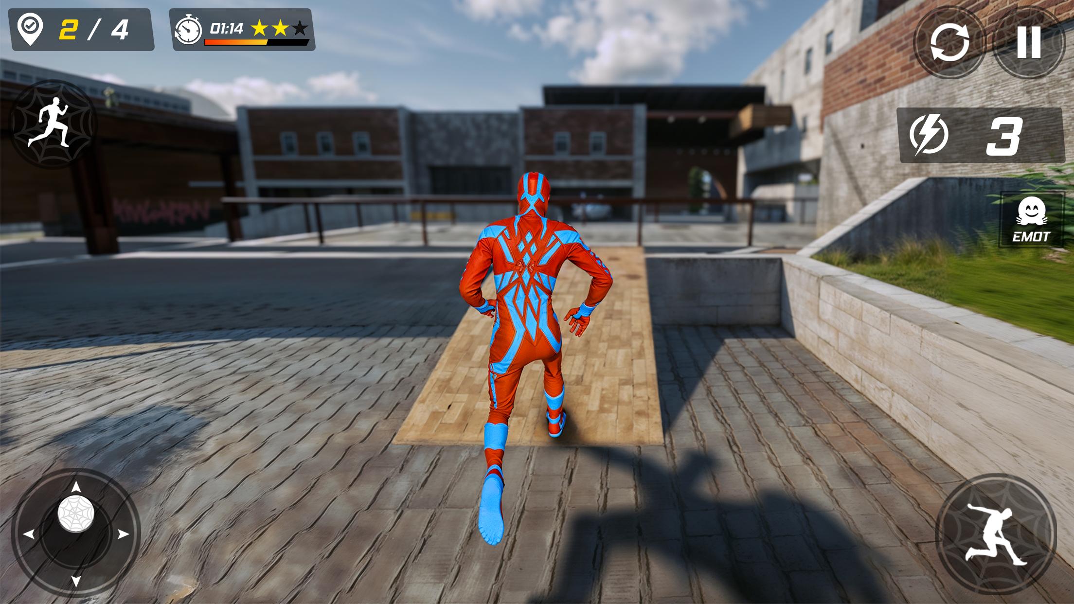 Spider Hero Go Up Parkour Game Screenshot2