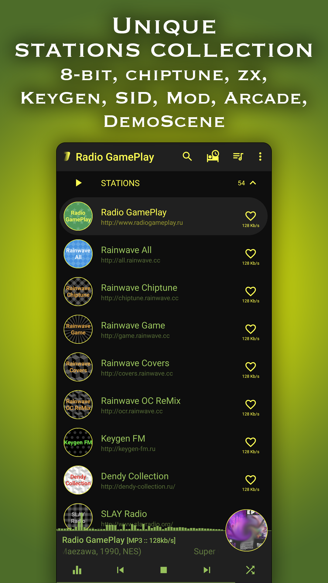 Retro Games music radio Screenshot1