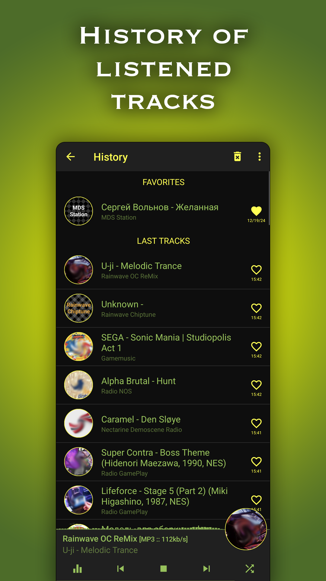 Retro Games music radio Screenshot2
