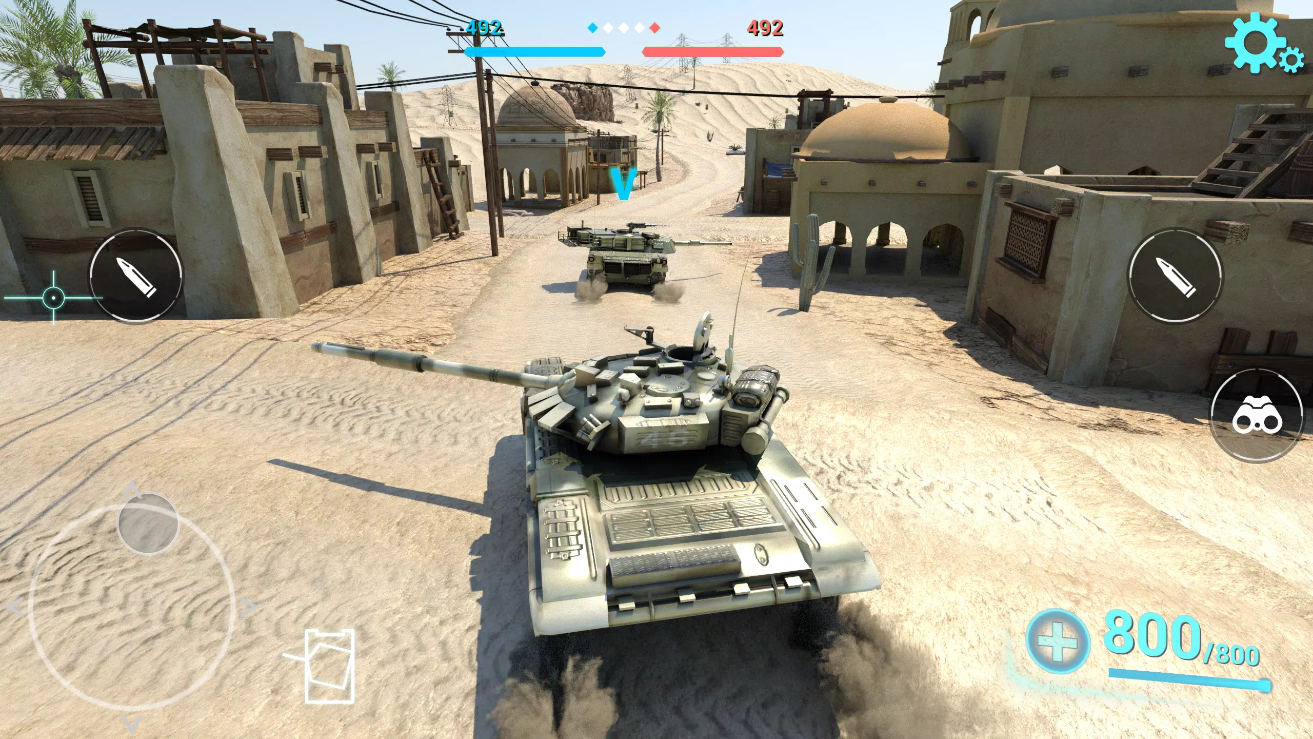 Tanks Battlefield: PvP Battle Screenshot3