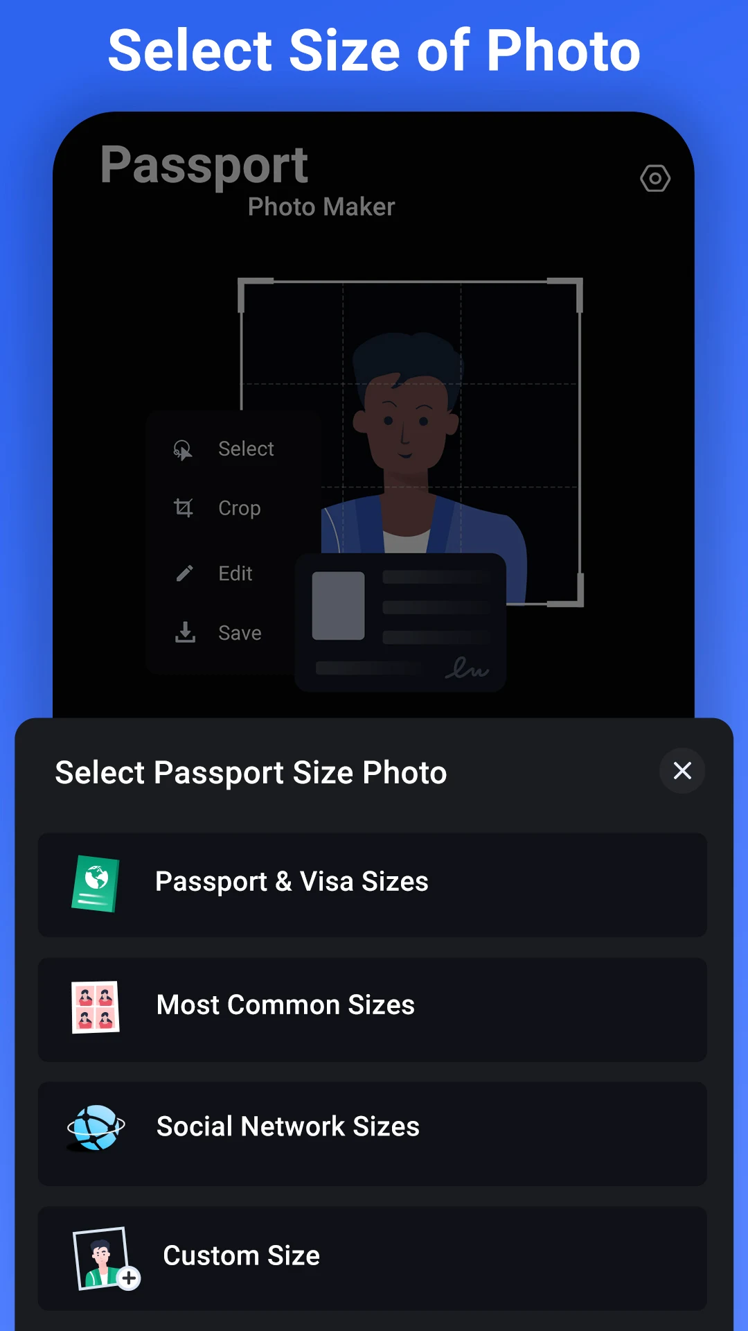 Passport Photo Maker, Photo ID Screenshot1