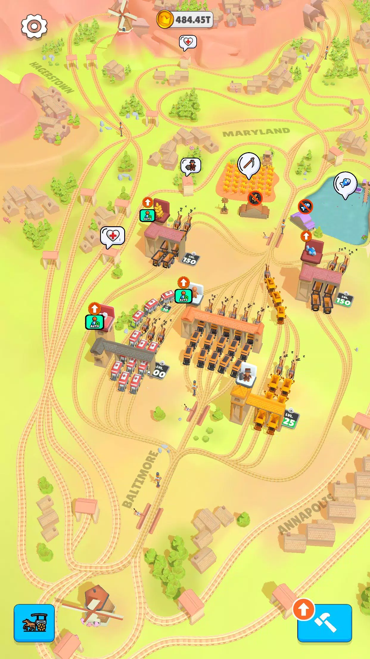 Rail Master Tycoon: Idle Train Screenshot1