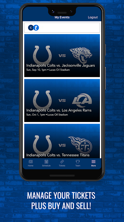 Indianapolis Colts Mobile Screenshot3