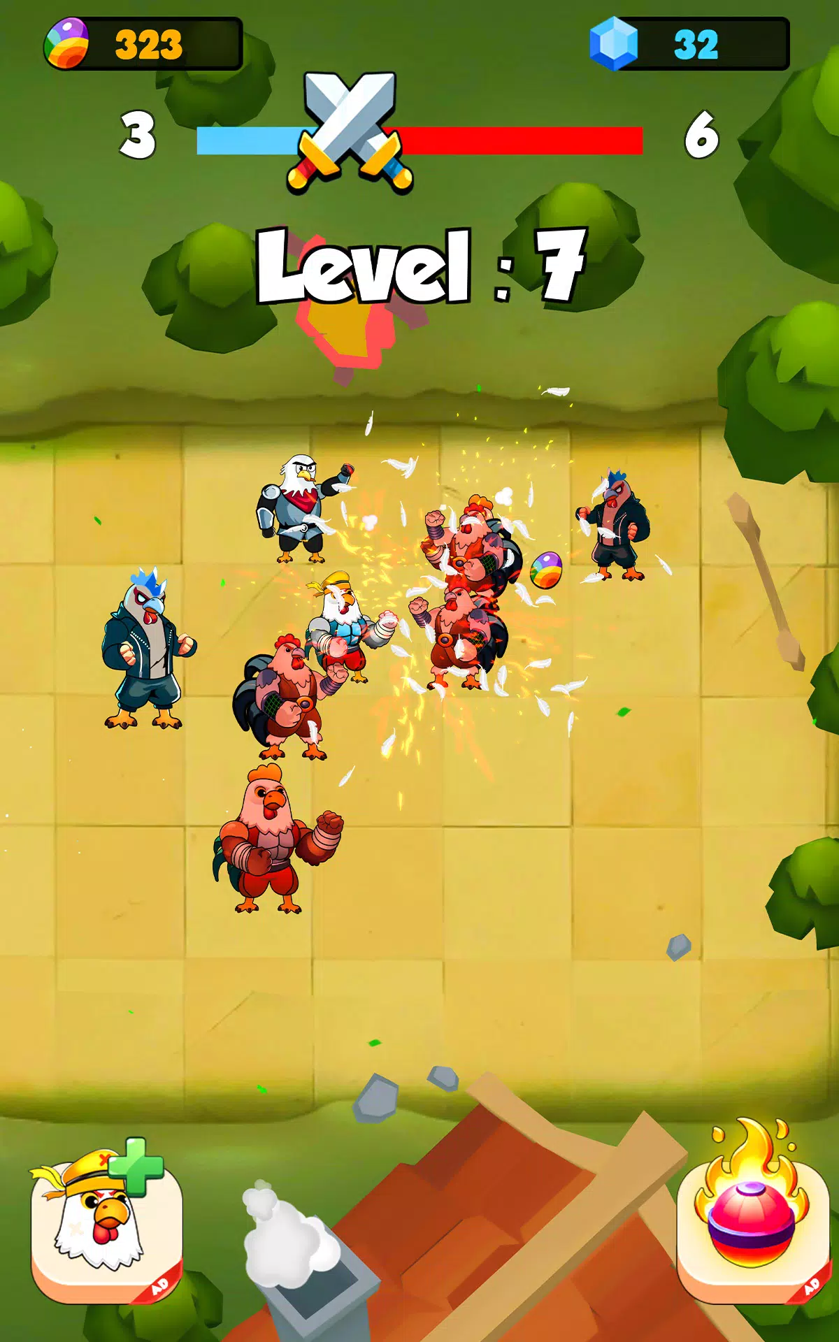 Clash of Chicks : Wild Battles Screenshot7