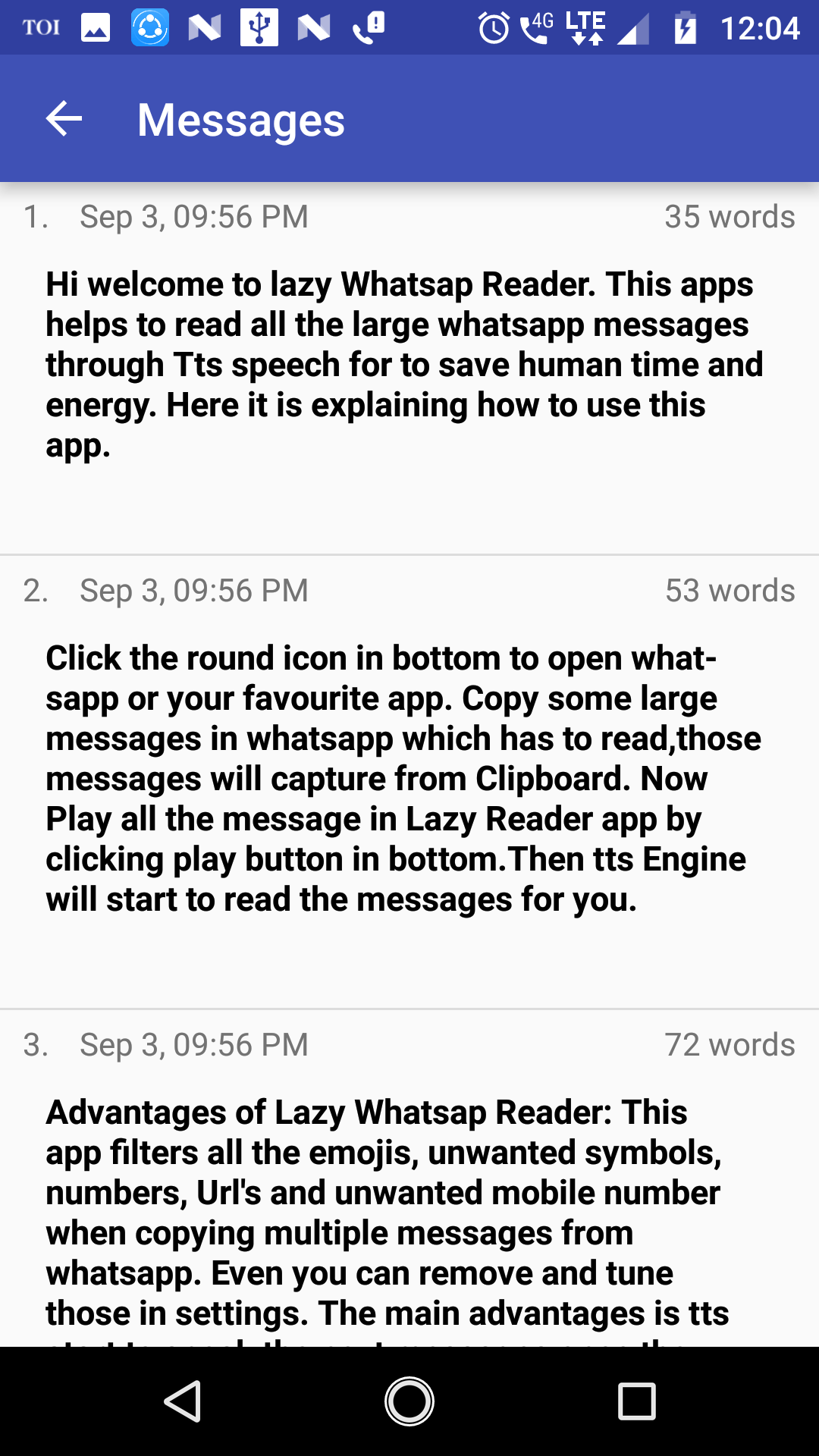 Message Reader Screenshot9