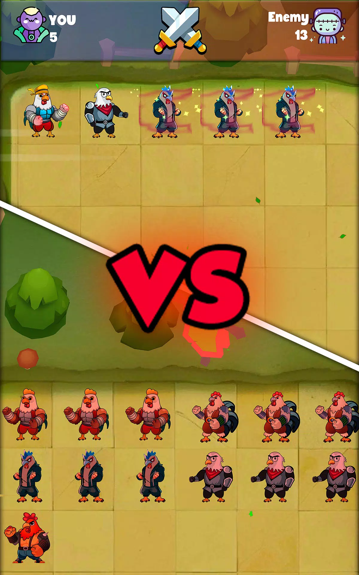 Clash of Chicks : Wild Battles Screenshot8