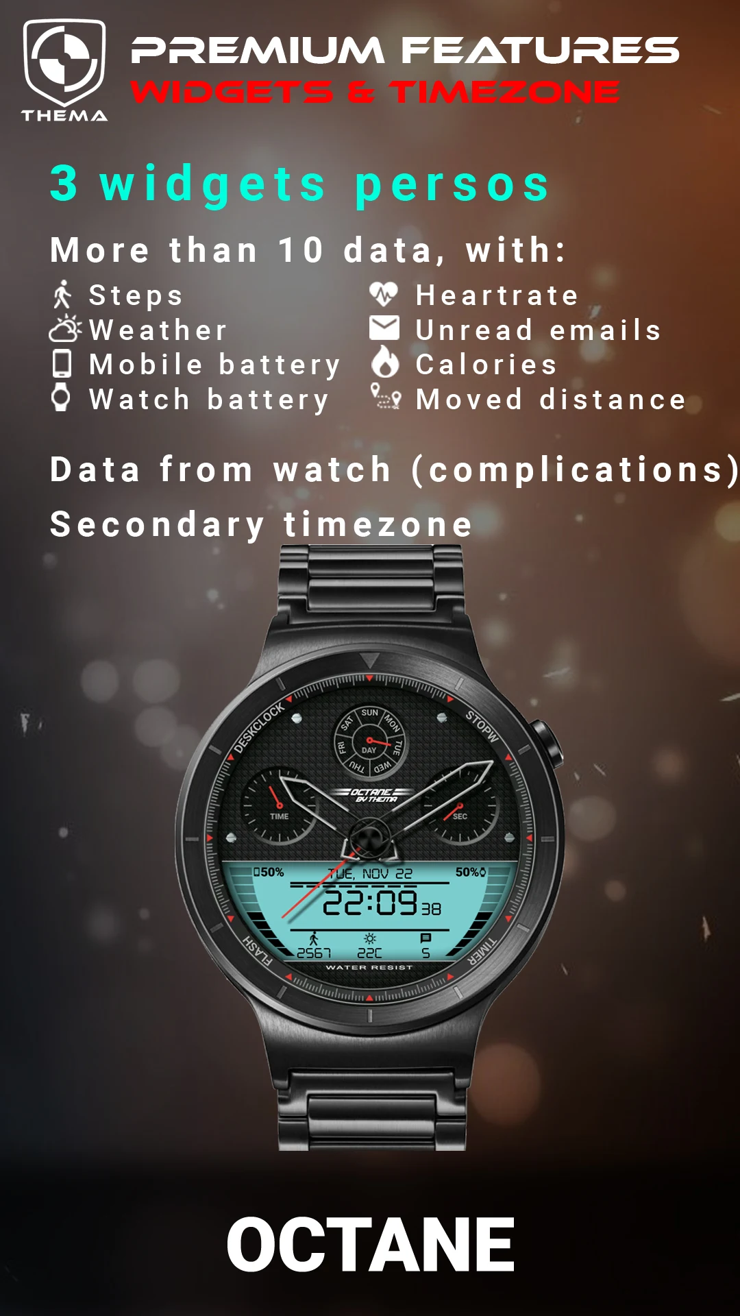 Octane Watch Face Screenshot4