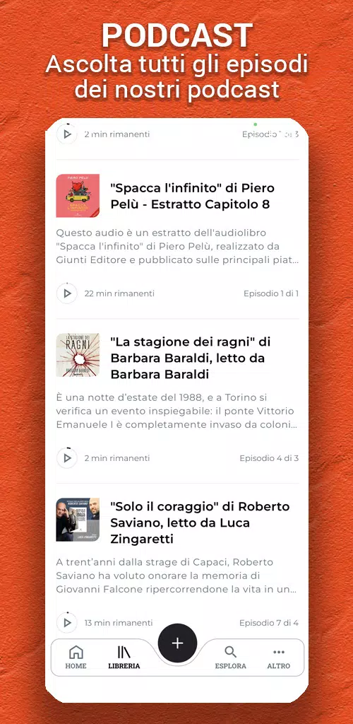 Giunti Audiolibri Screenshot5