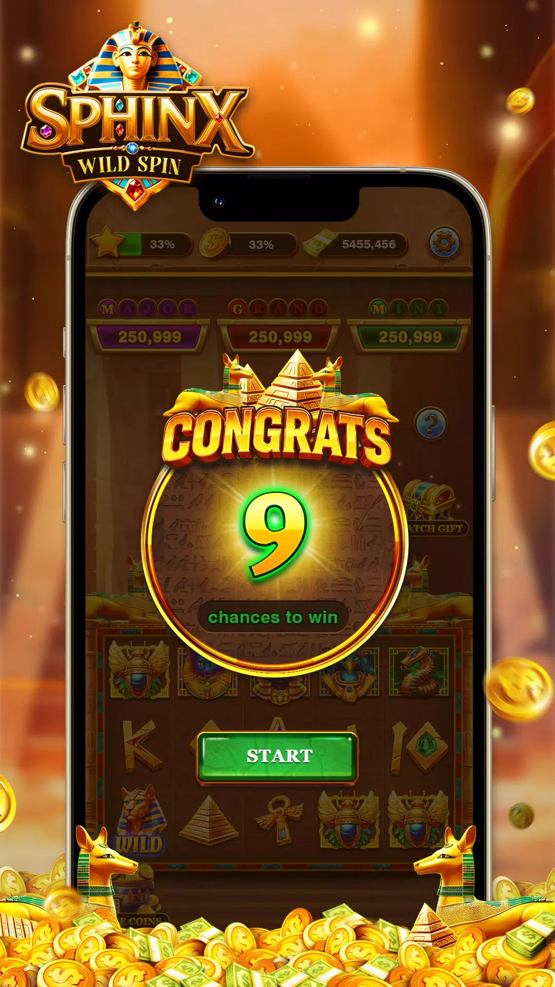 Sphinx Wild Spin Screenshot4