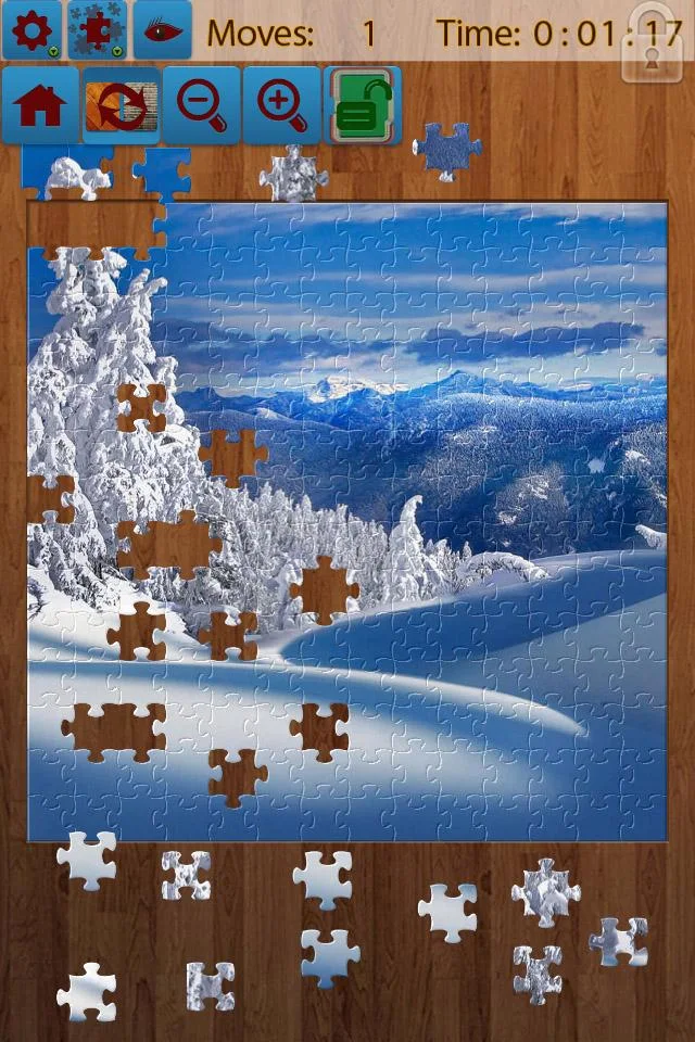 Snow Landscape Jigsaw Puzzles Screenshot1