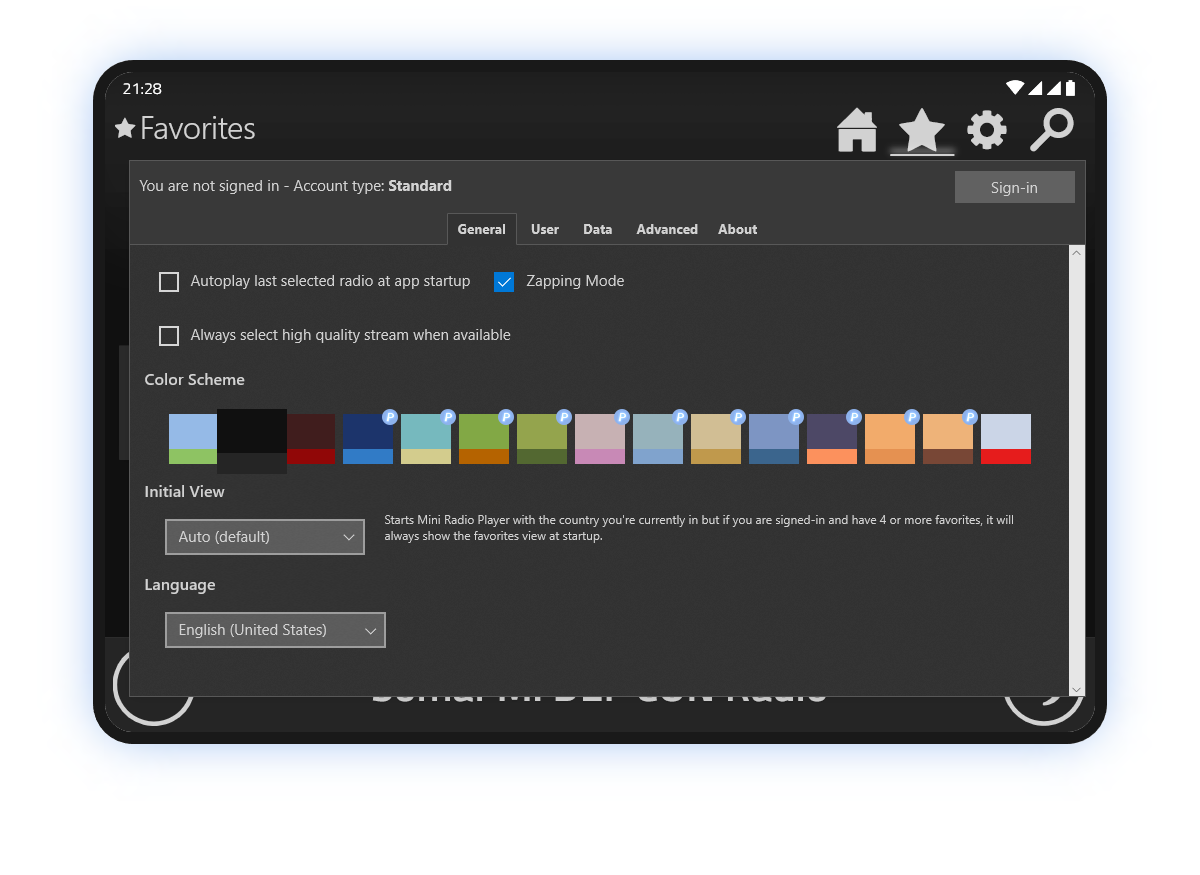 Mini Radio Player Screenshot13