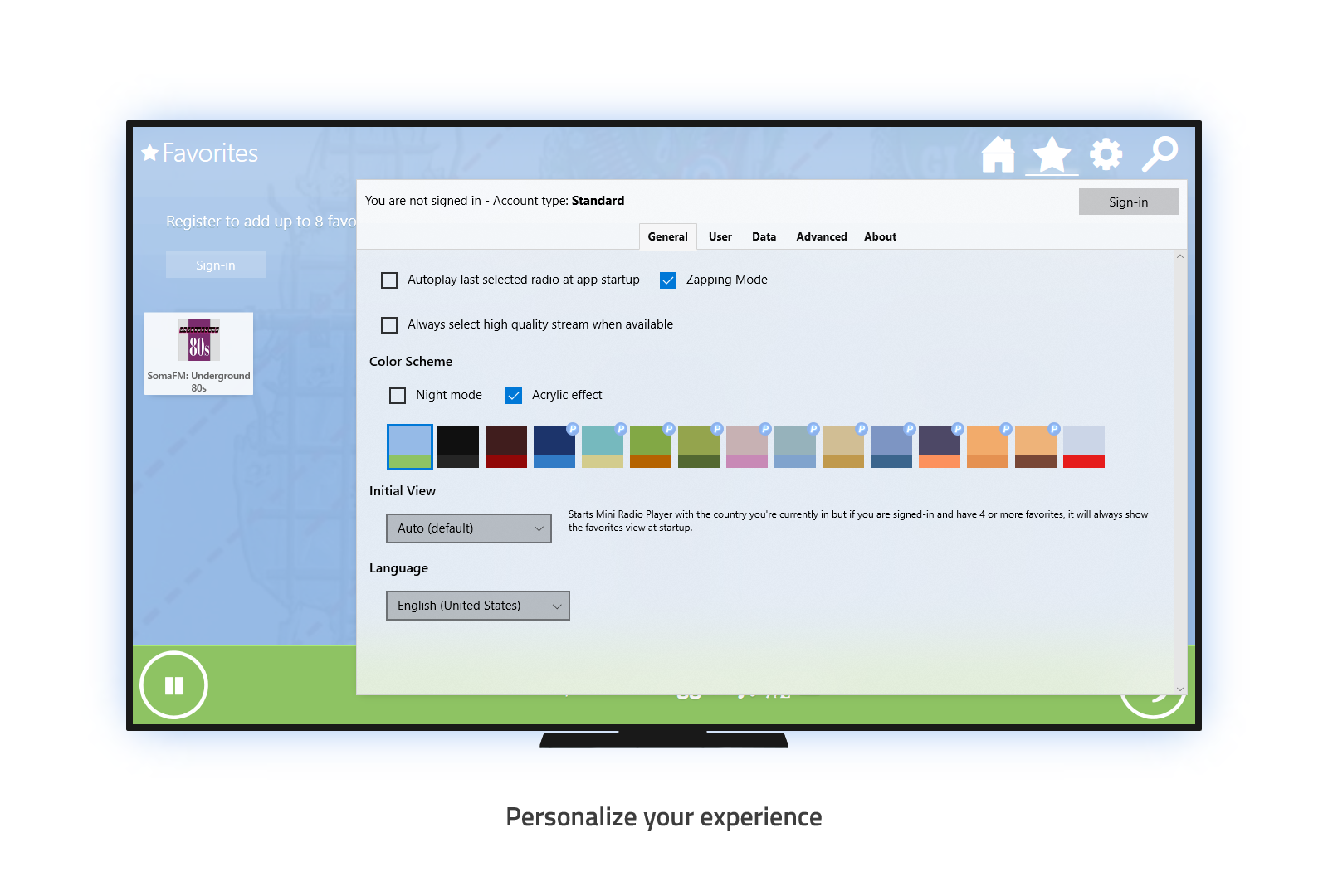 Mini Radio Player Screenshot20