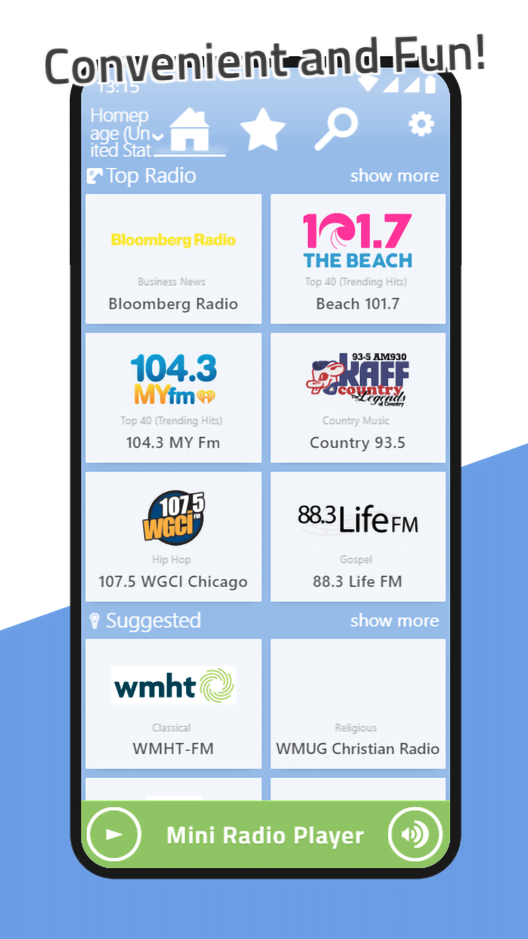 Mini Radio Player Screenshot1