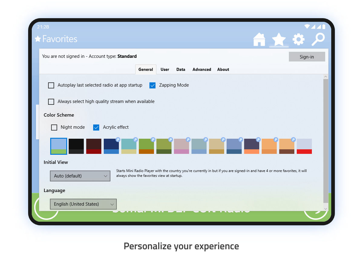 Mini Radio Player Screenshot12