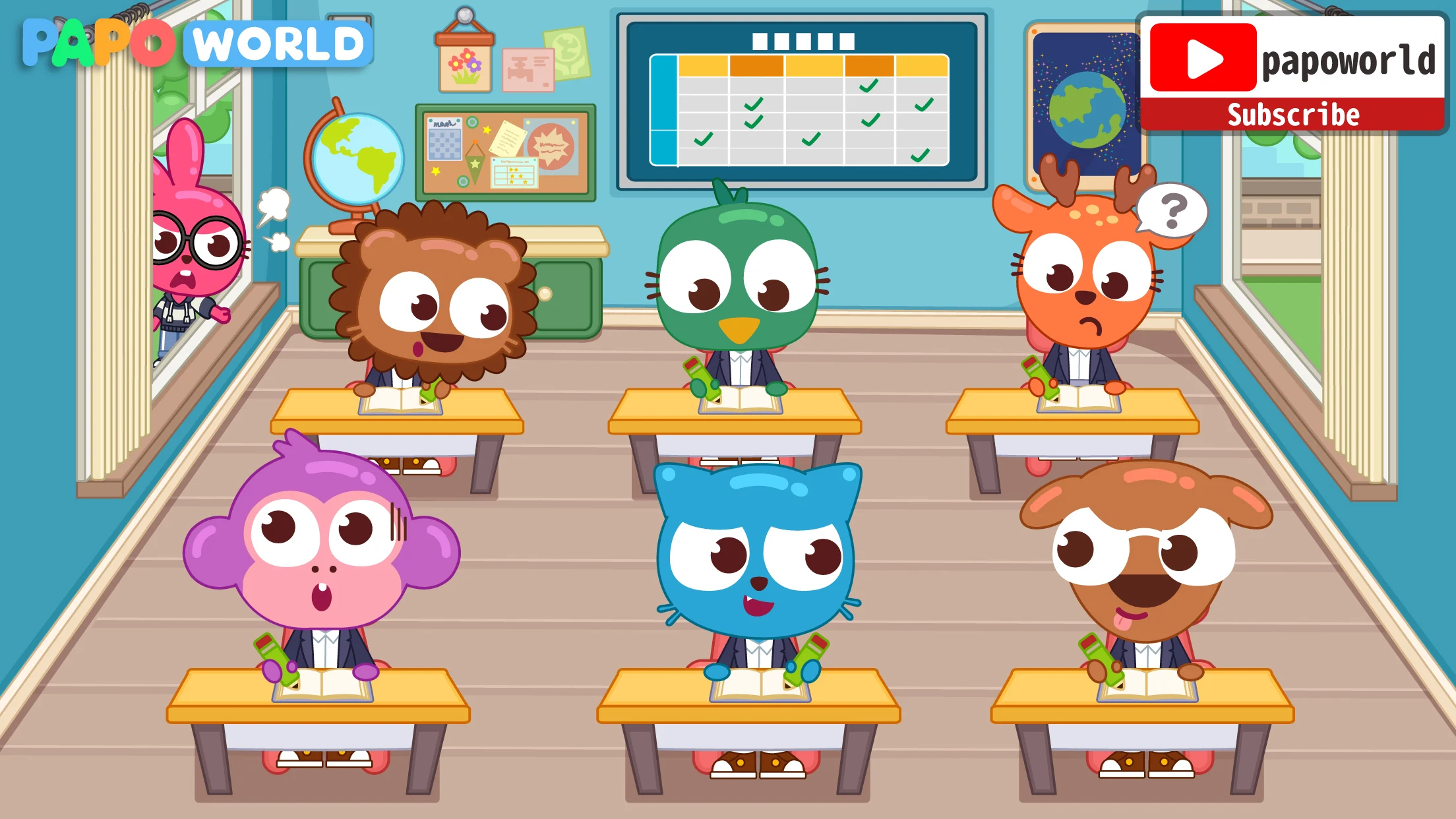 Papo Town School Life for Kids Screenshot13