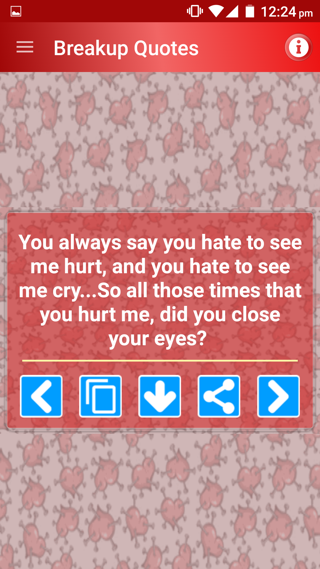 Sad & Broken Heart Pain Status Screenshot4