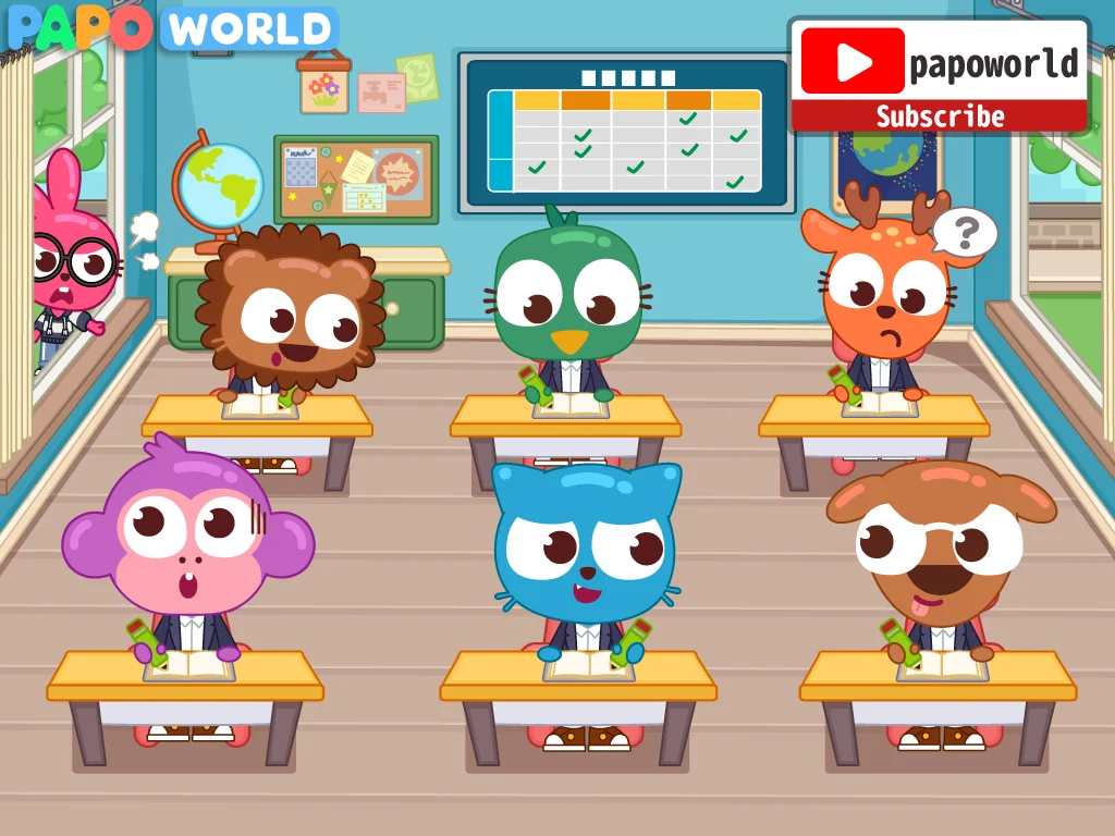 Papo Town School Life for Kids Screenshot9