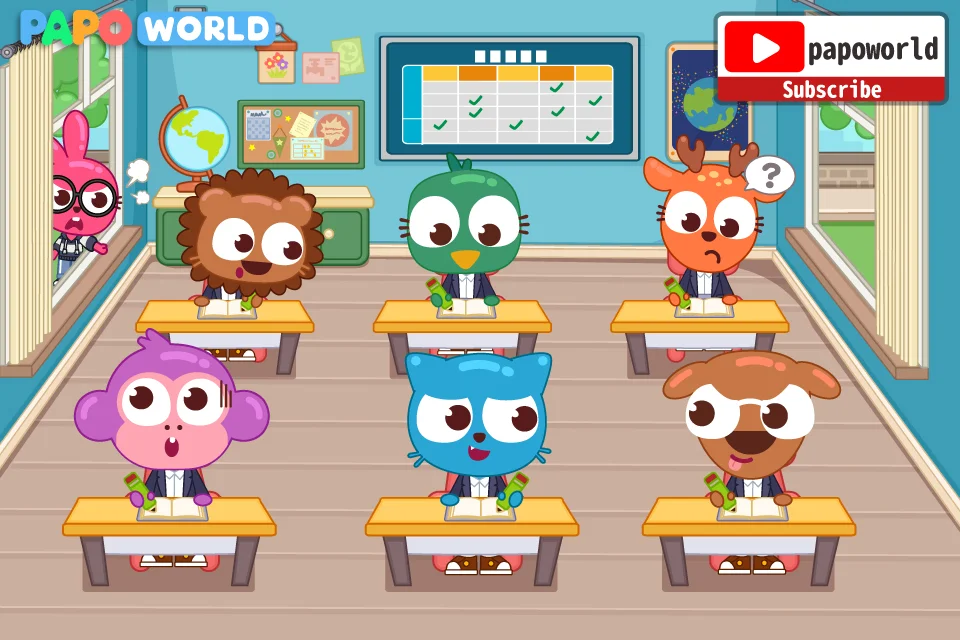 Papo Town School Life for Kids Screenshot4