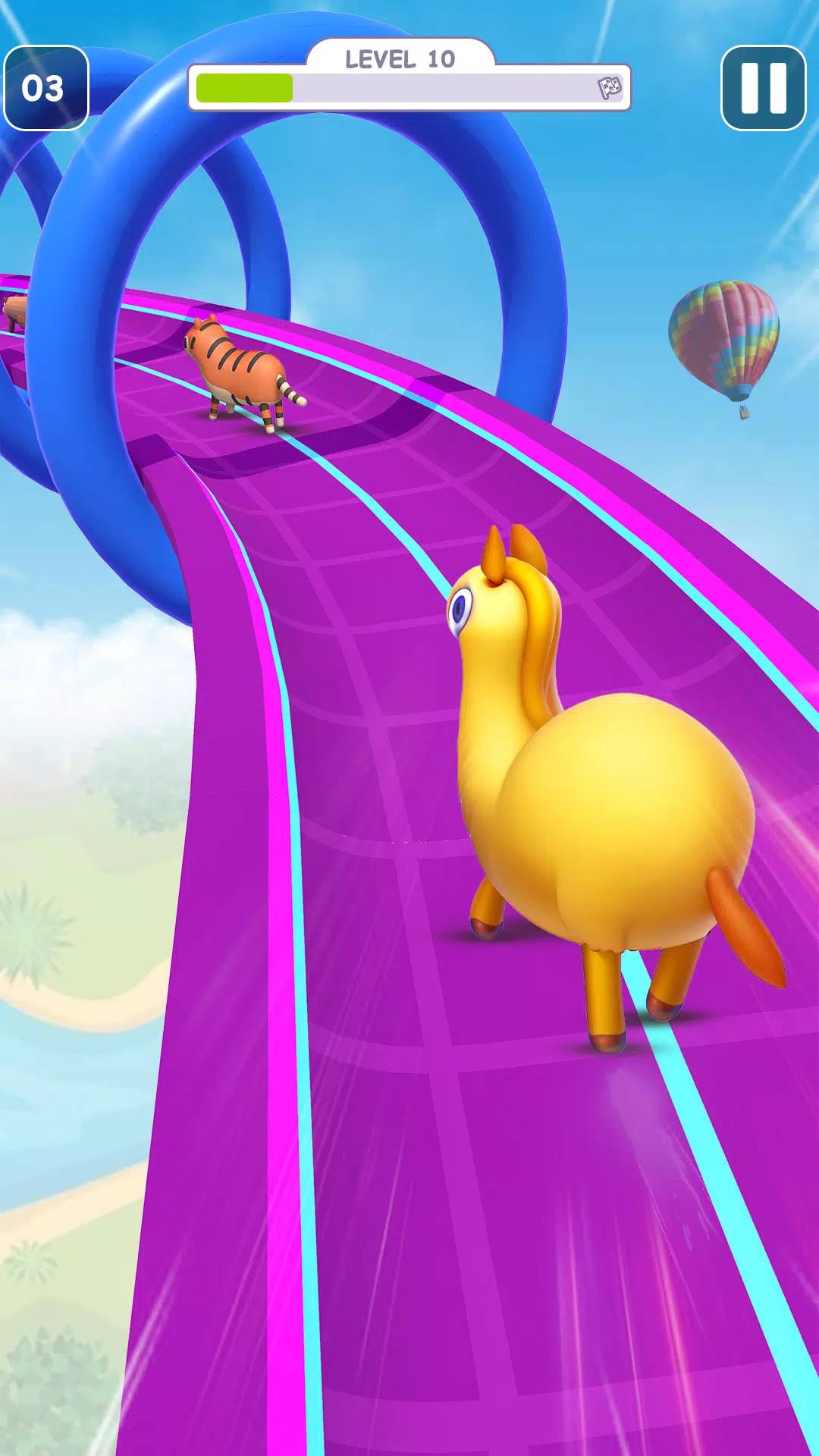 Skyzoo Animal Running Games 3D Screenshot5