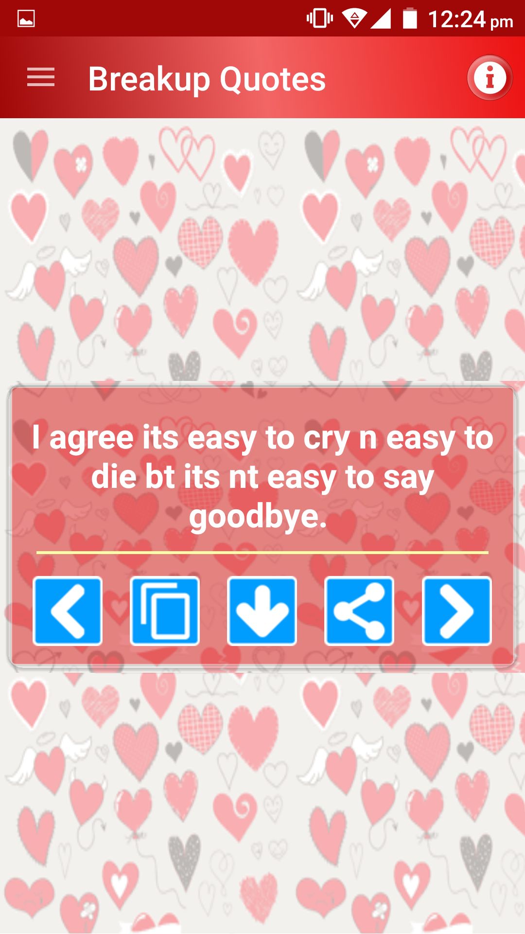 Sad & Broken Heart Pain Status Screenshot3