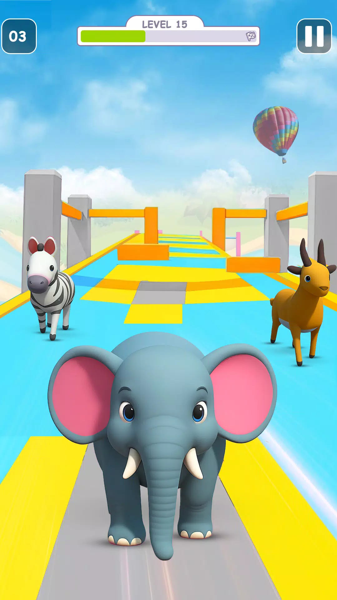 Skyzoo Animal Running Games 3D Screenshot3