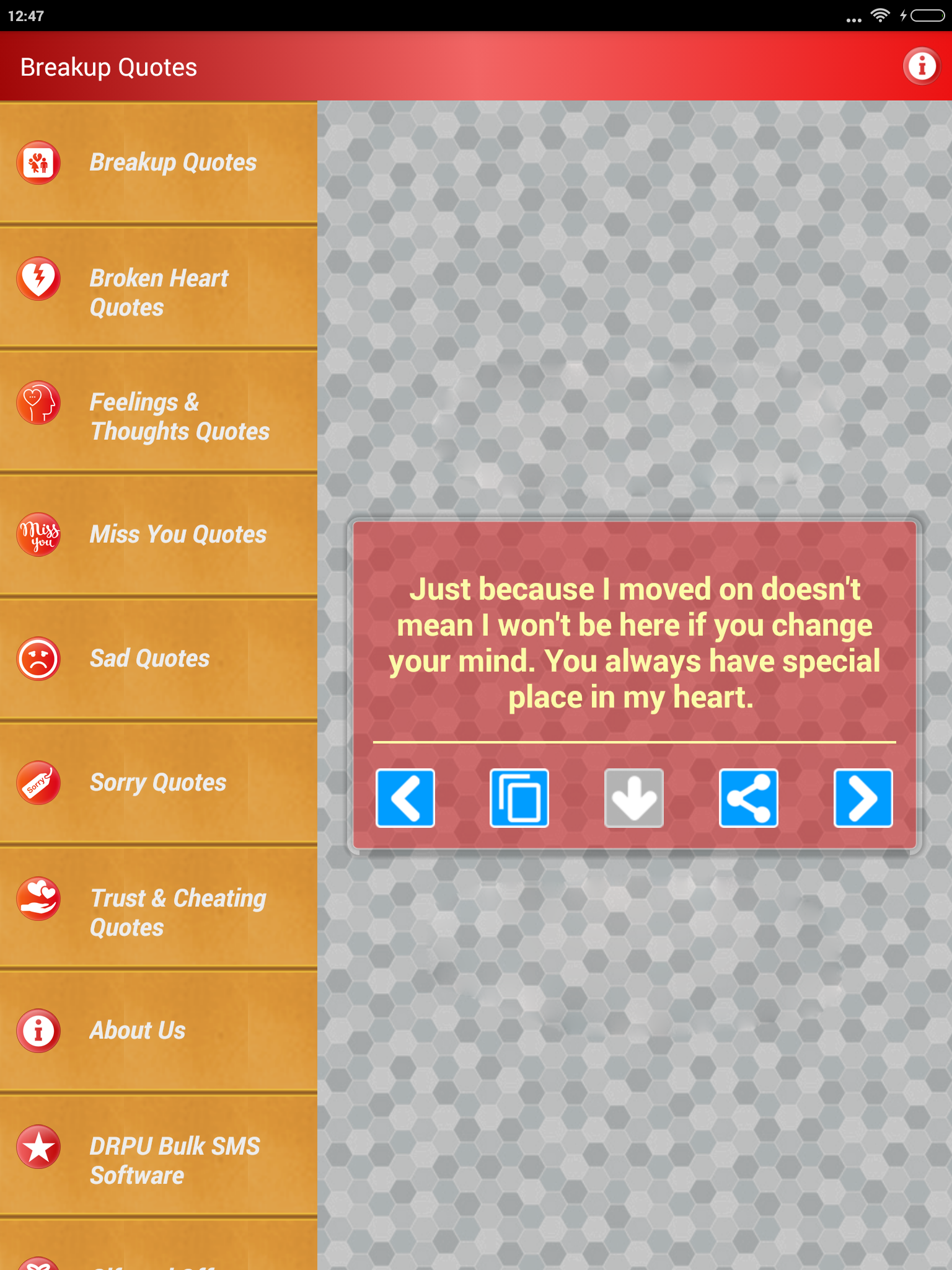 Sad & Broken Heart Pain Status Screenshot10