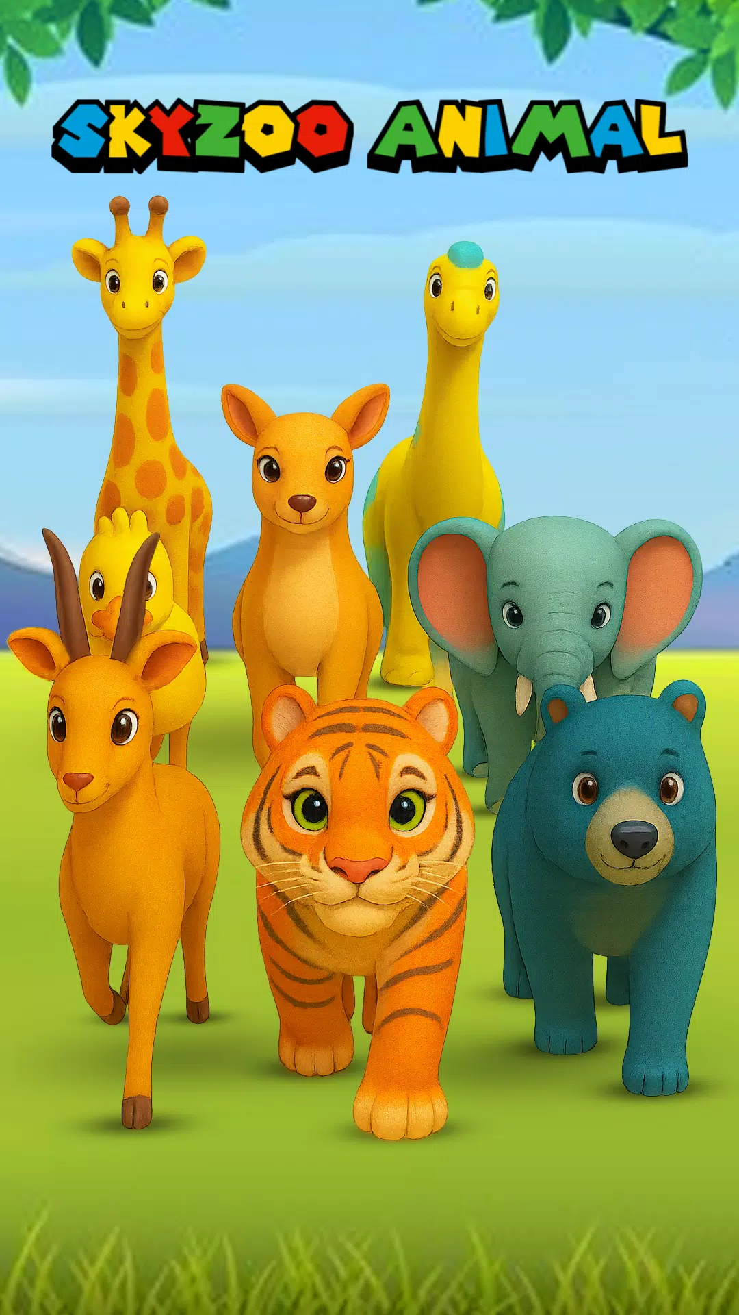 Skyzoo Animal Running Games 3D Screenshot4