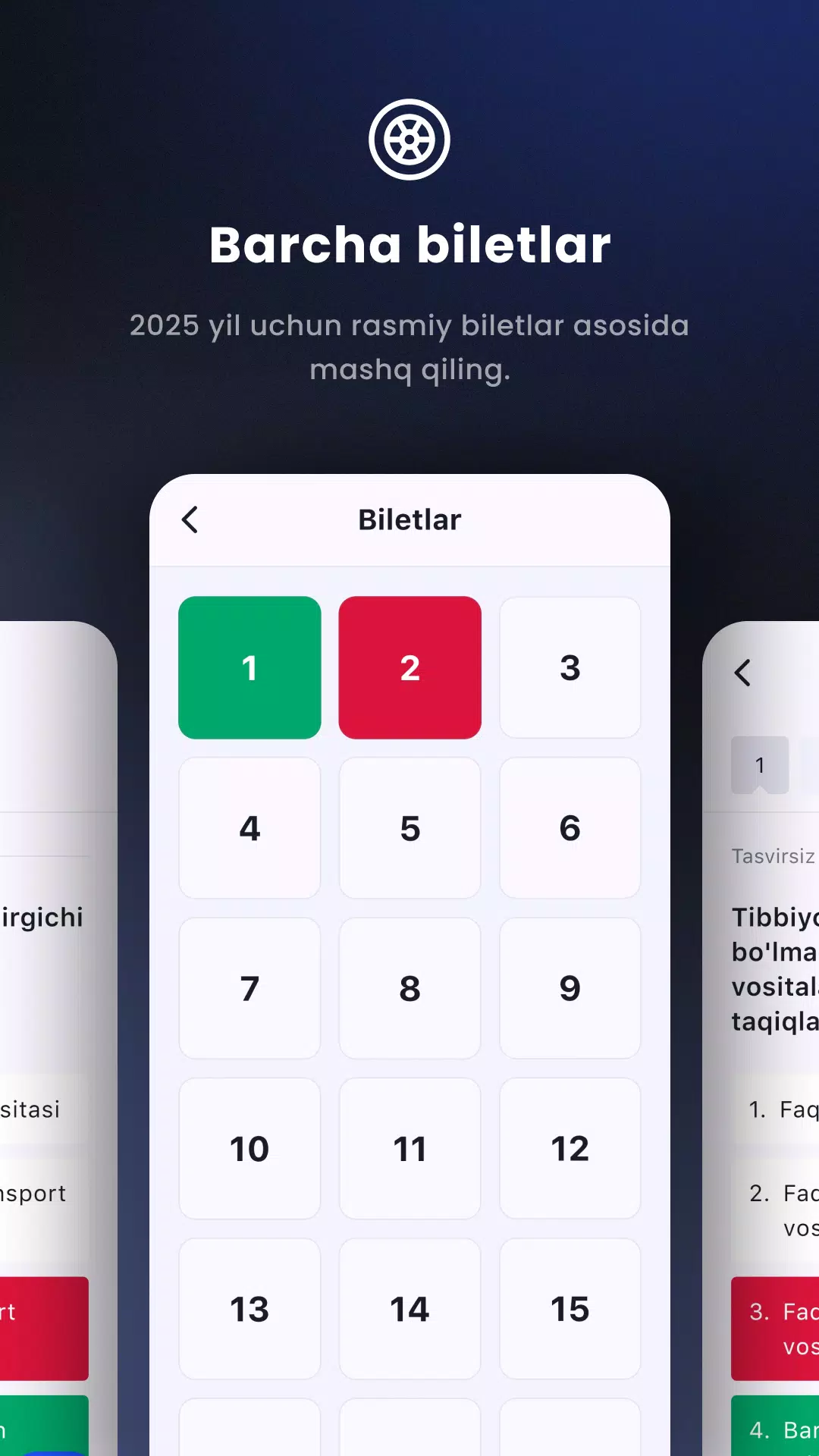 Yo'l harakati qoidalari 2025 Screenshot5