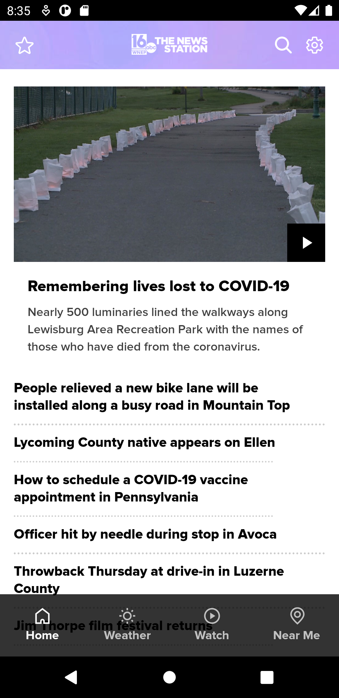 WNEP The News Station Screenshot1