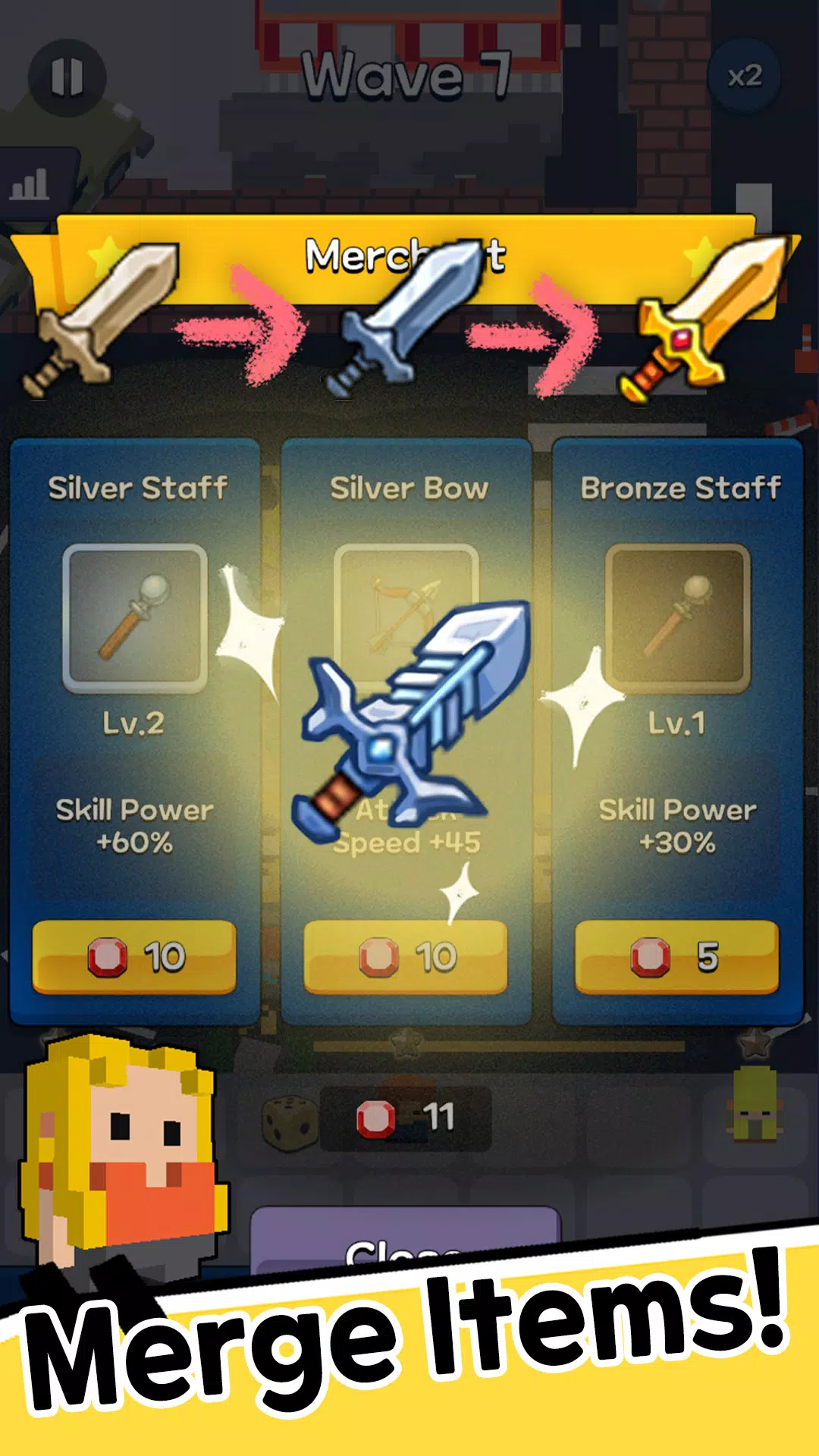 Merge Merge Defense : Survival Screenshot5