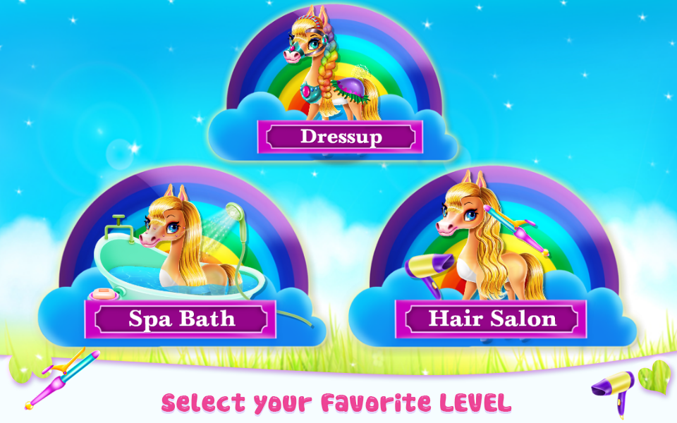 Rainbow Pony Beauty Salon Screenshot4