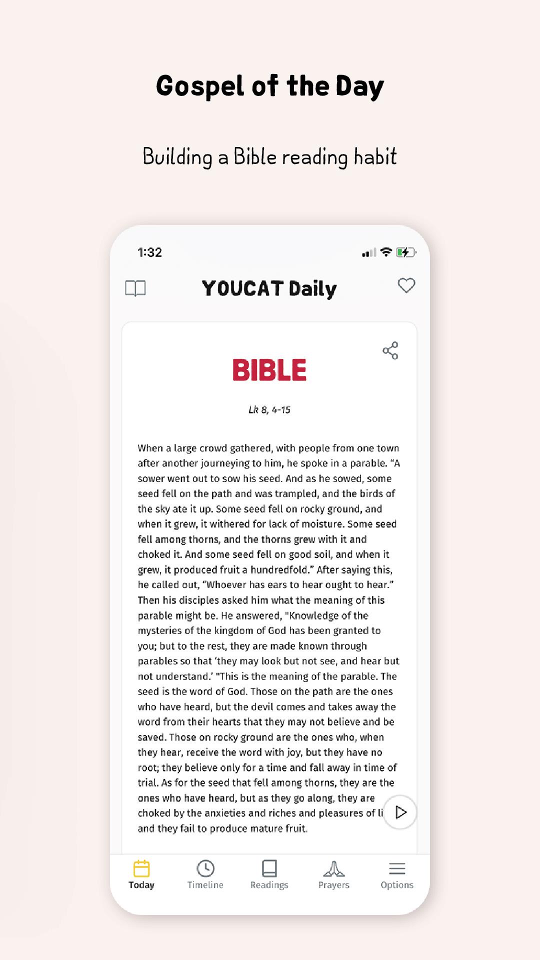 YOUCAT Daily, Bible, Catechism Screenshot4