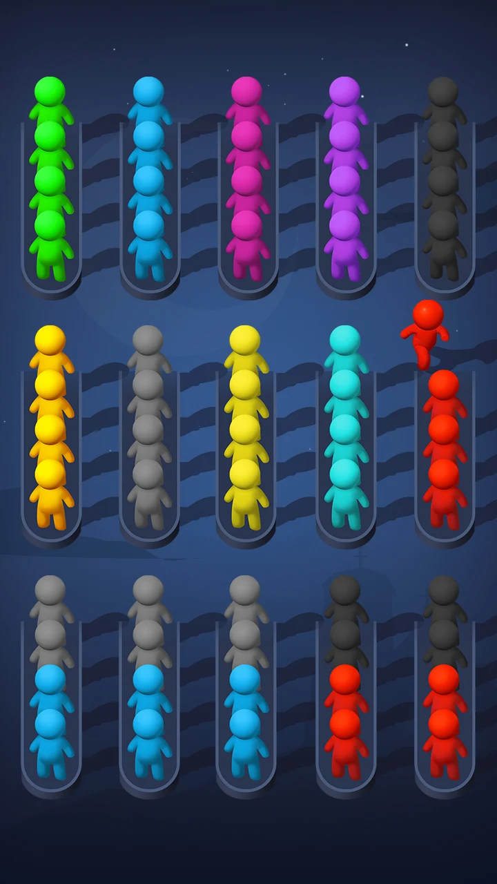 Sort Puzzle - stickman games Screenshot7