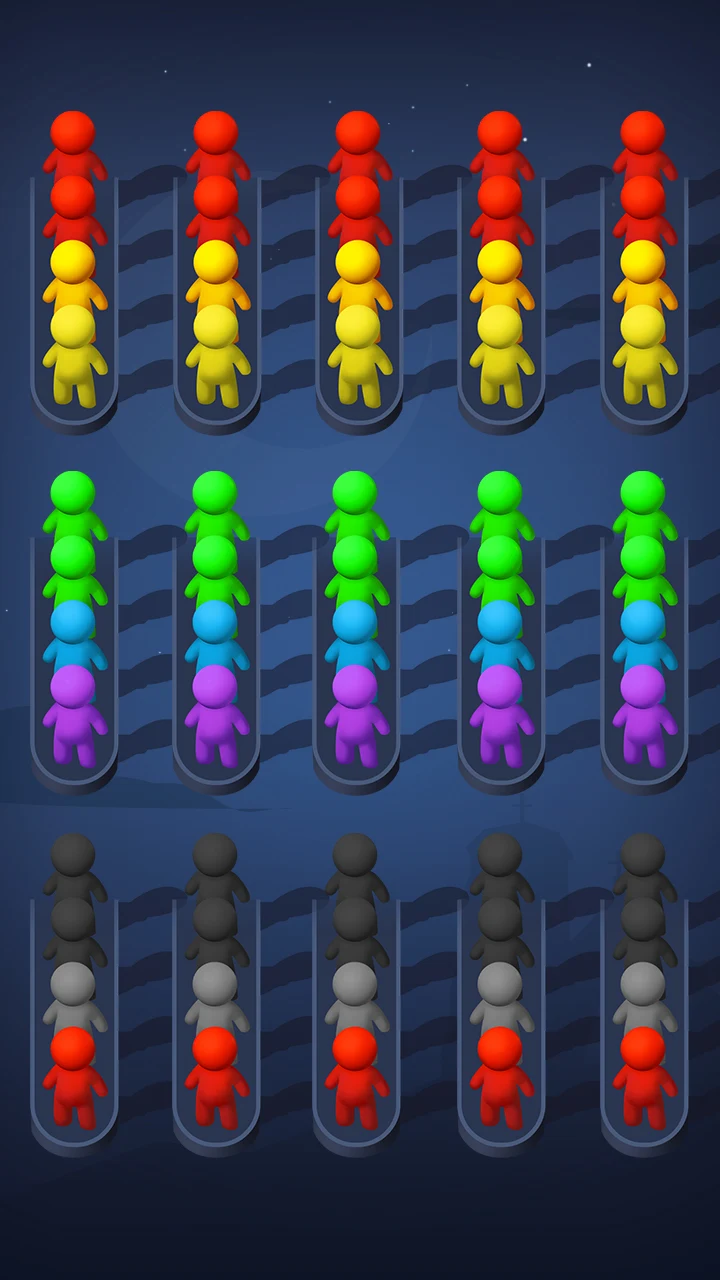 Sort Puzzle - stickman games Screenshot8