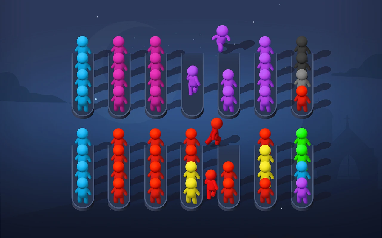 Sort Puzzle - stickman games Screenshot11