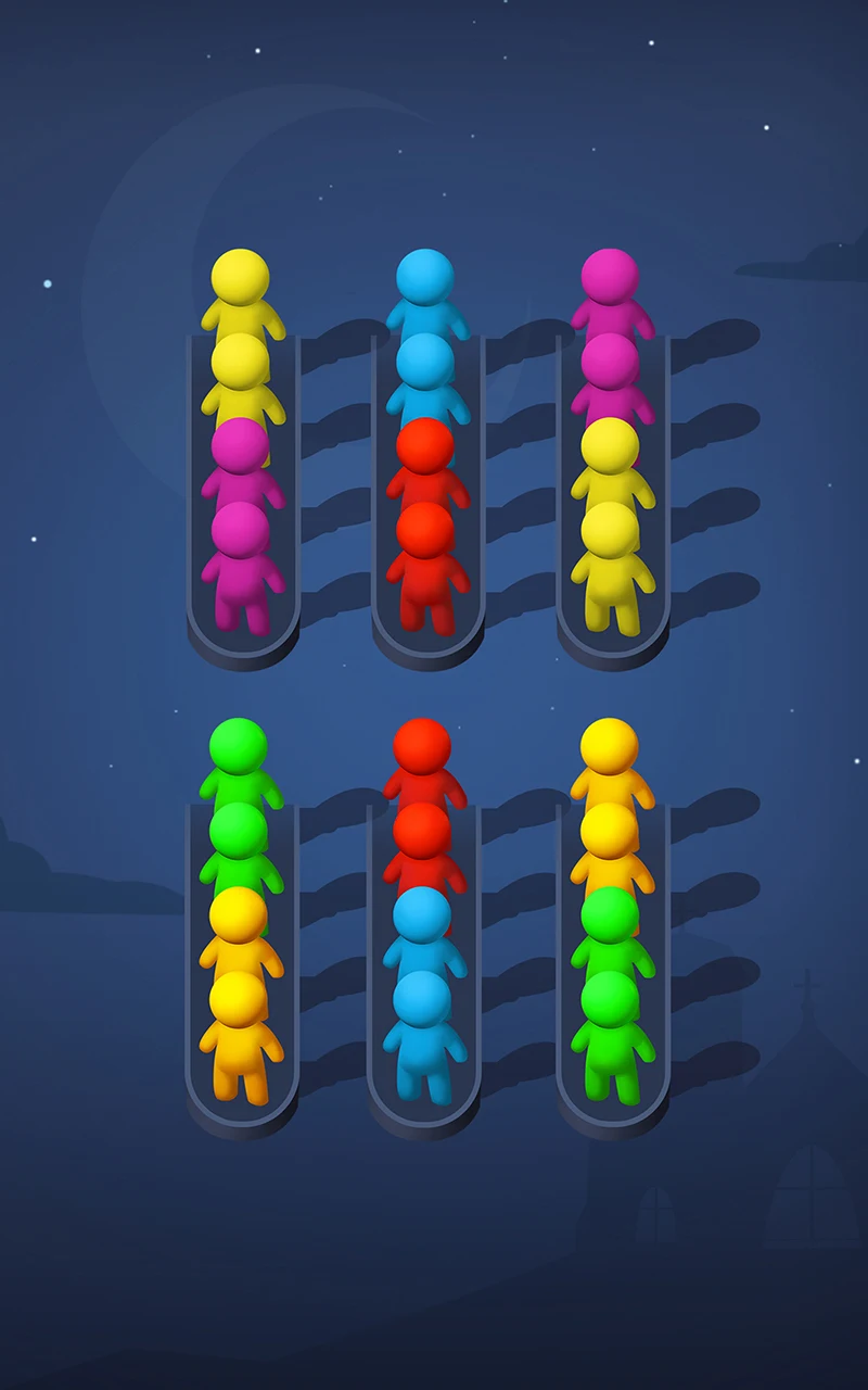 Sort Puzzle - stickman games Screenshot12
