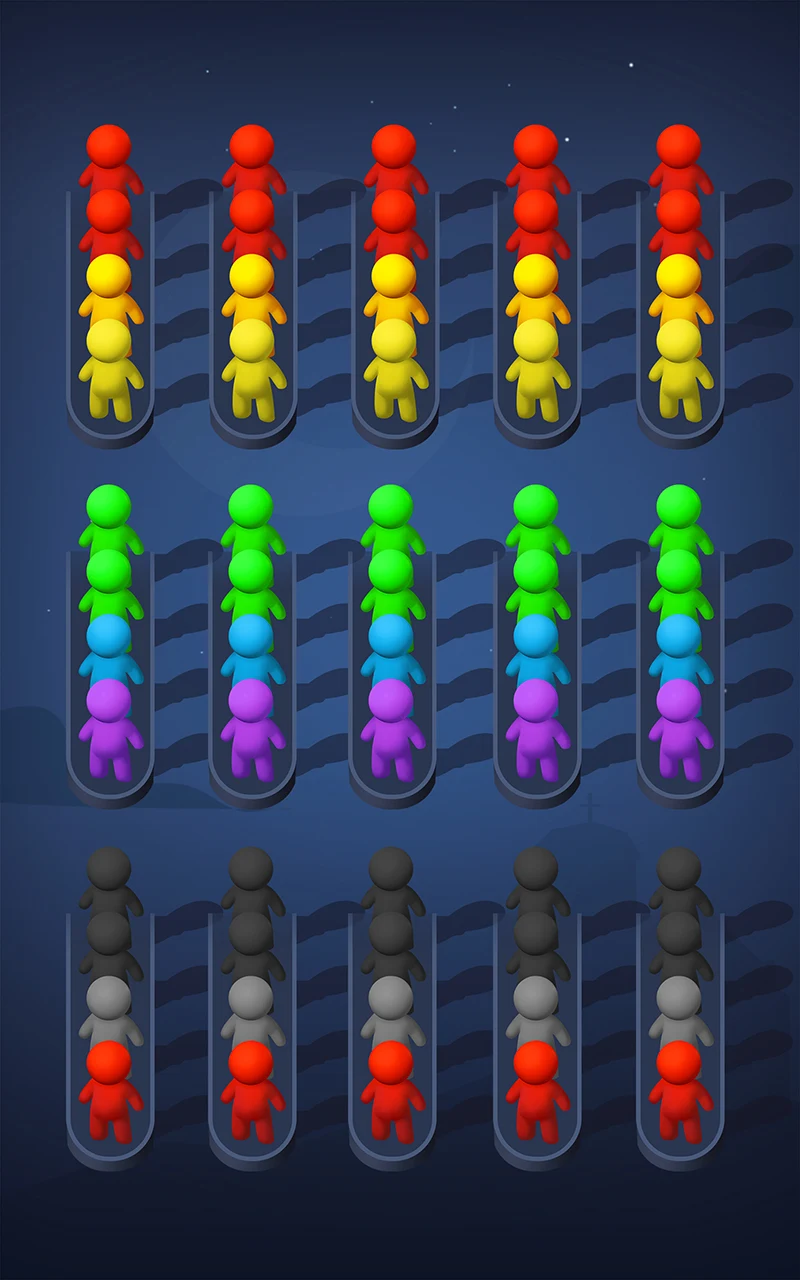 Sort Puzzle - stickman games Screenshot16