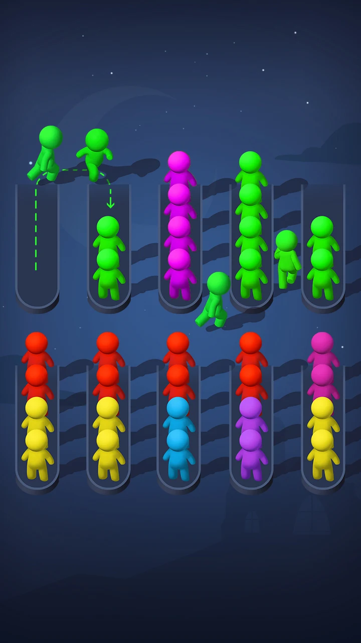 Sort Puzzle - stickman games Screenshot5