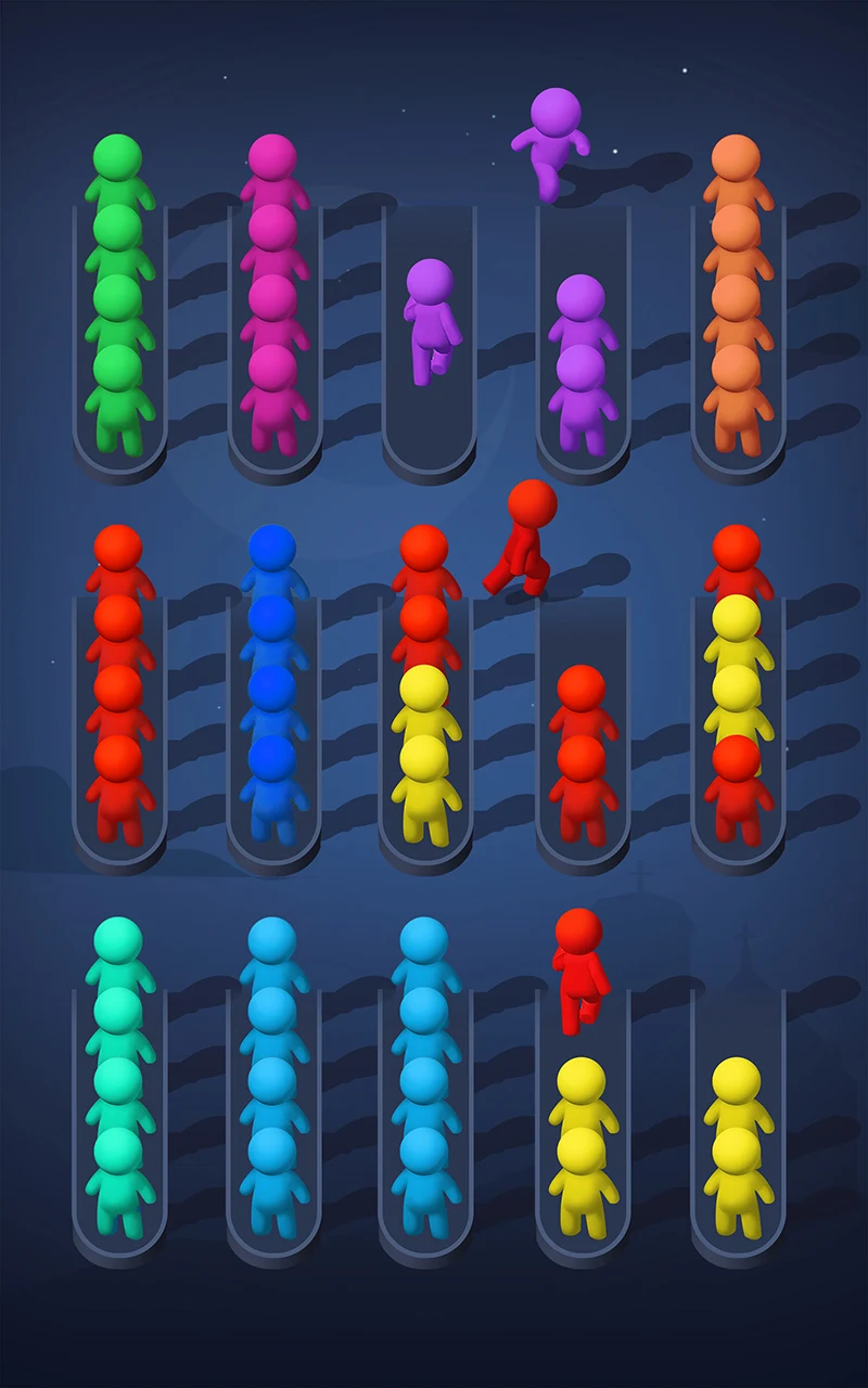 Sort Puzzle - stickman games Screenshot14