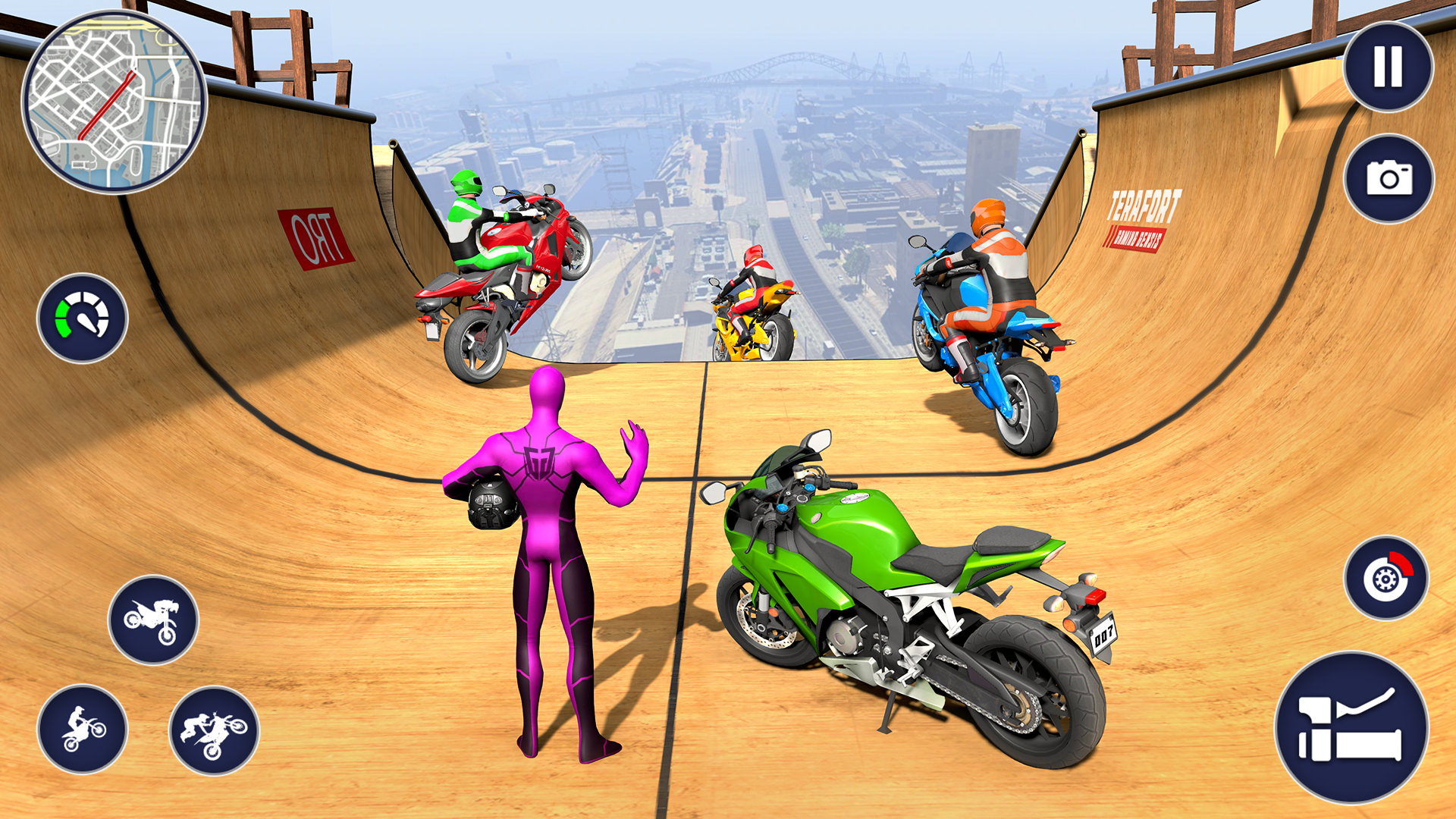 Bike Stunt Games 3D Bike Games Screenshot1