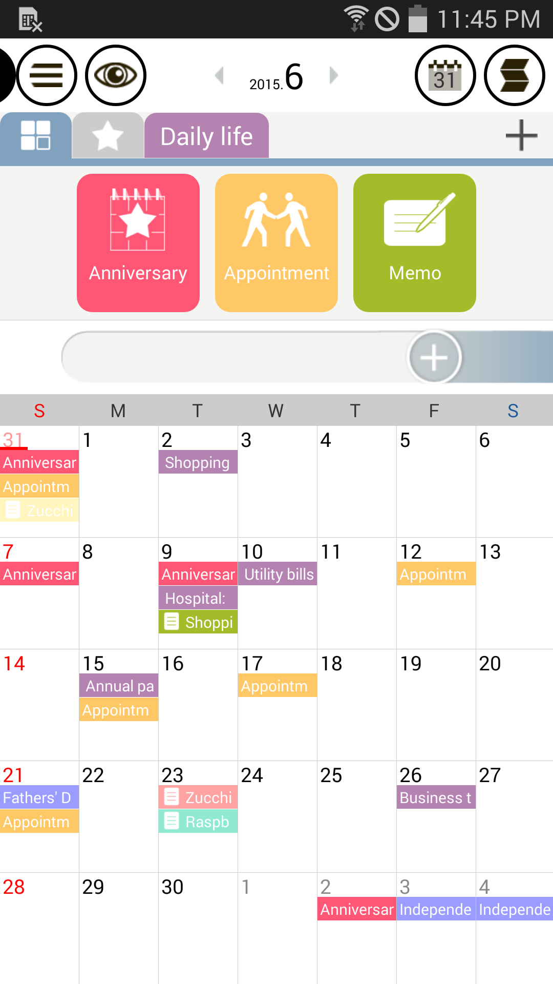 Good Calendar – Schedule, Memo Screenshot1