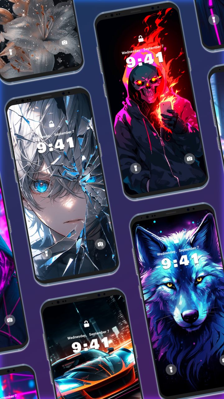 Homescreen: Wallpapers, AI art Screenshot8