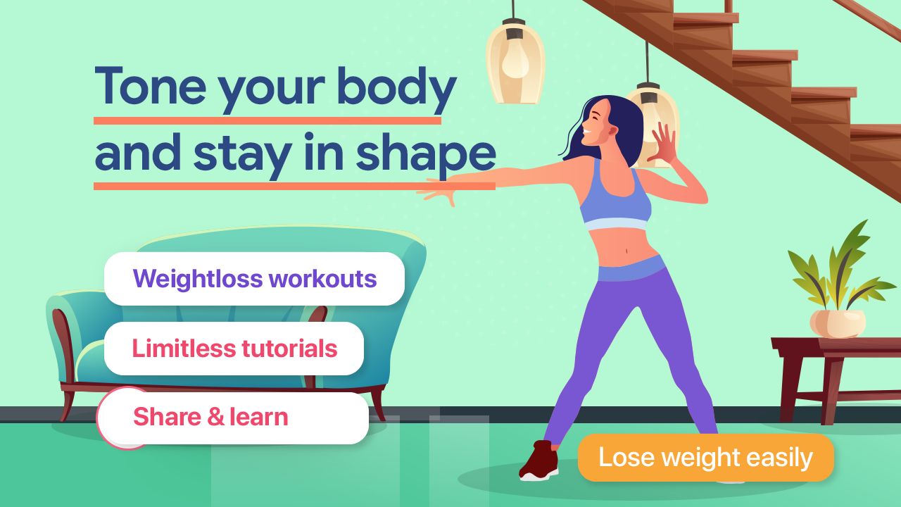 Aerobic Dance Workout Offline Screenshot2