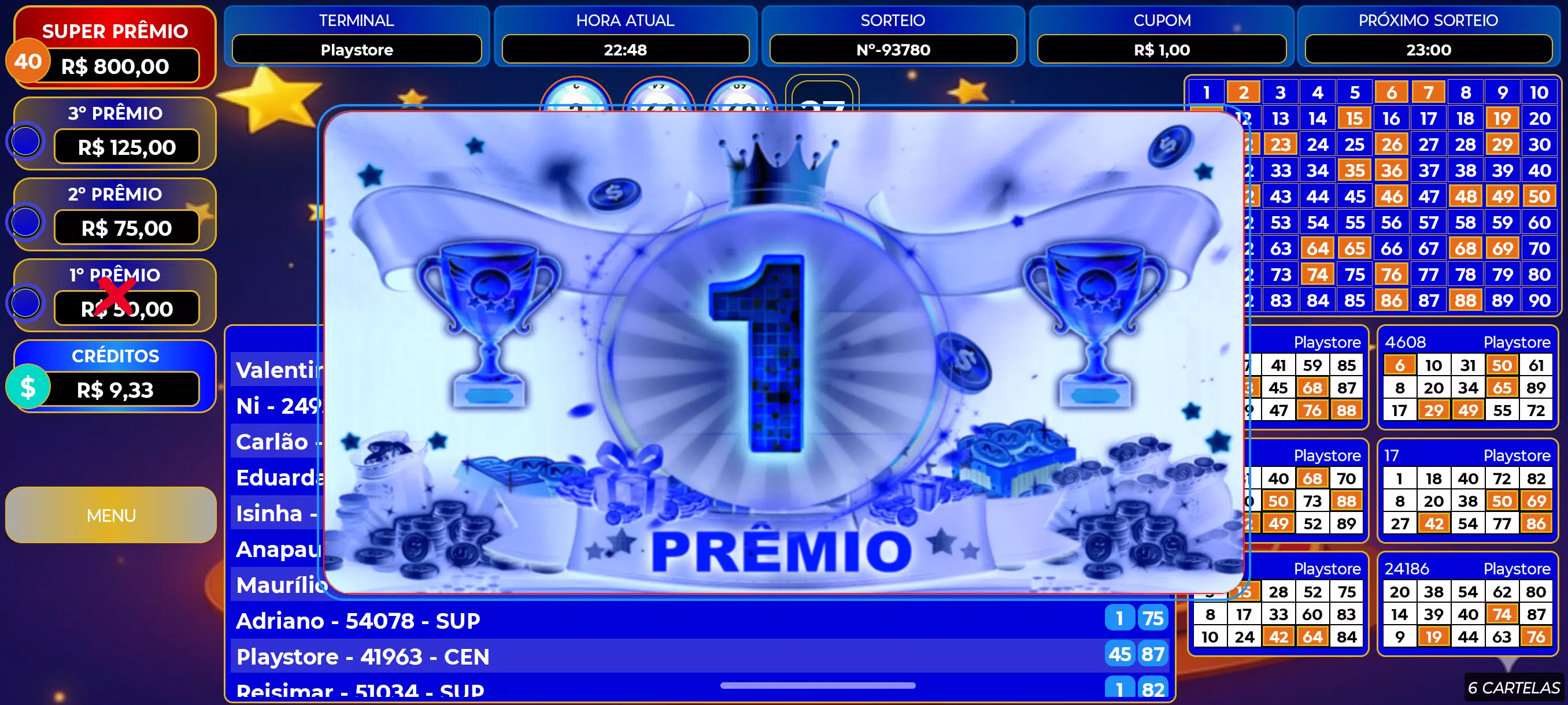 Bingo Super Prêmios Screenshot2