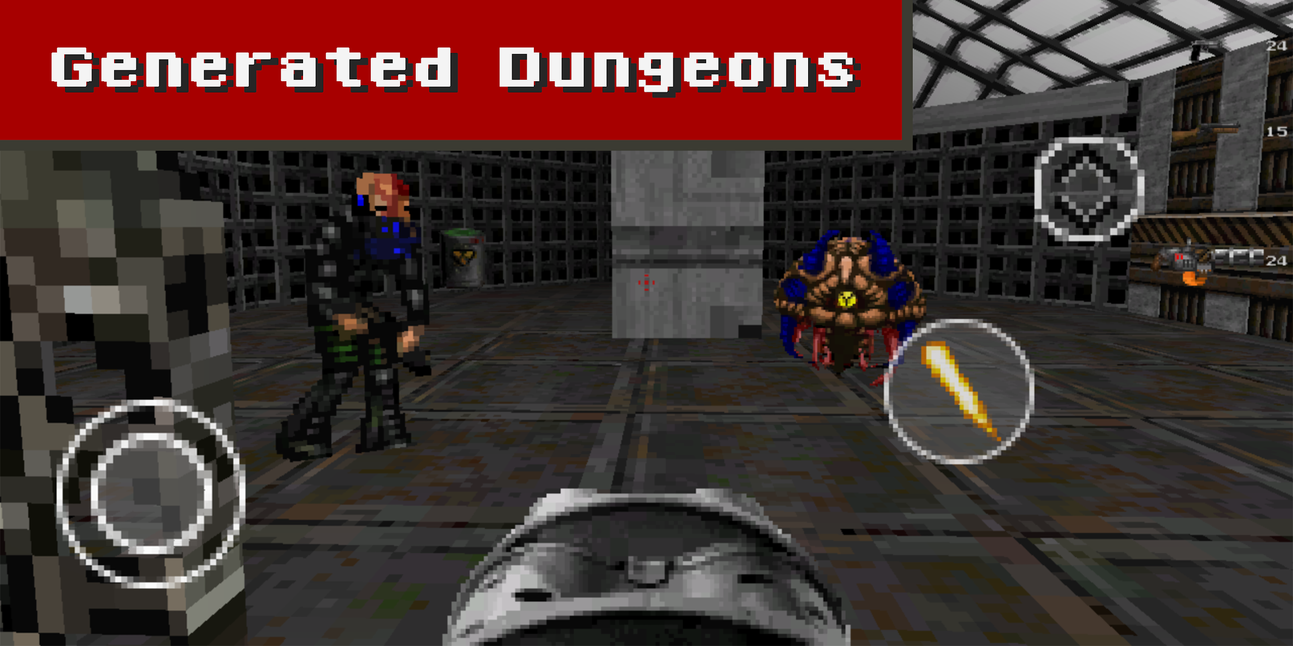 Undoomed - Classic 3D FPS Game Screenshot1
