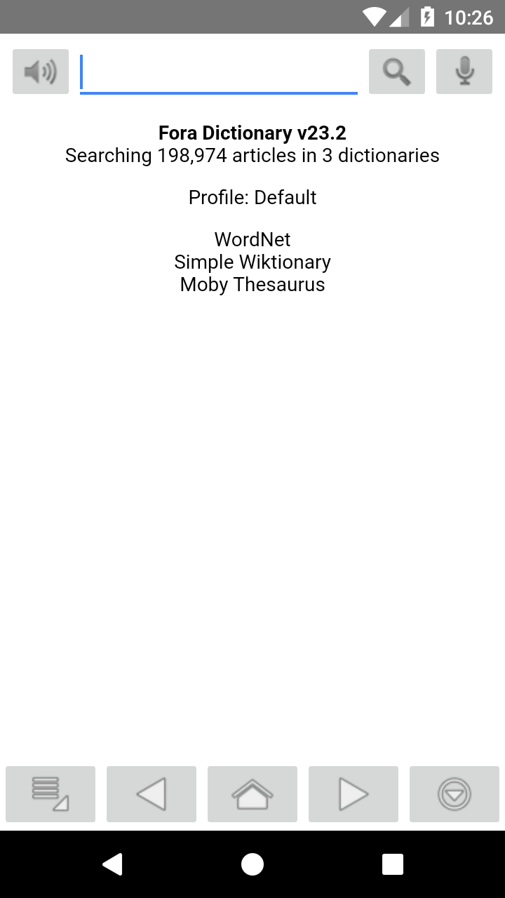 Fora Dictionary Screenshot1