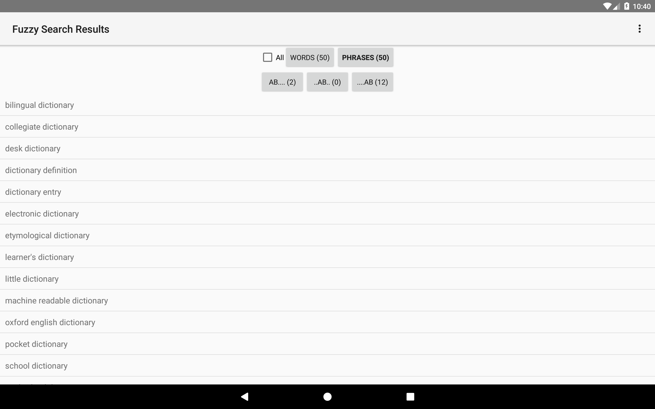 Fora Dictionary Screenshot9