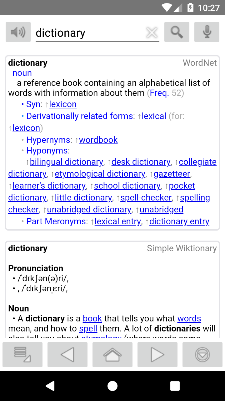 Fora Dictionary Screenshot2
